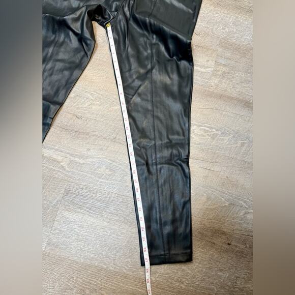 Ann Taylor Classic Black Faux Leather Leggings - Picture 6 of 6